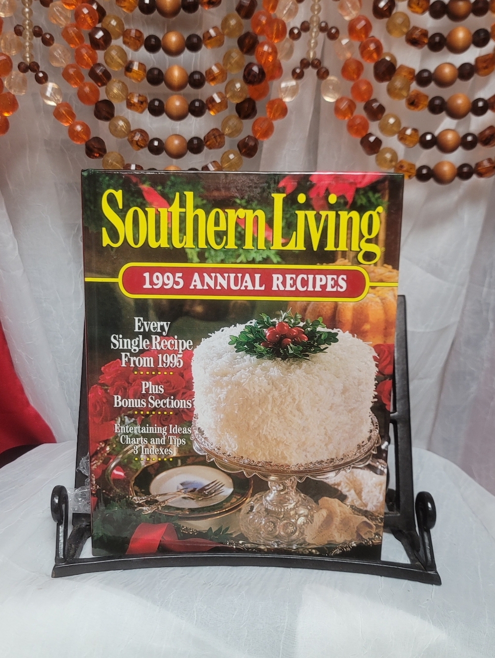 Southern Living 1995 Annual Recipes Hardcover Book Cookbook